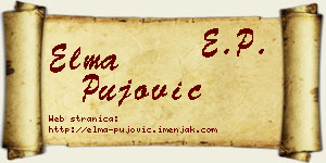 Elma Pujović vizit kartica